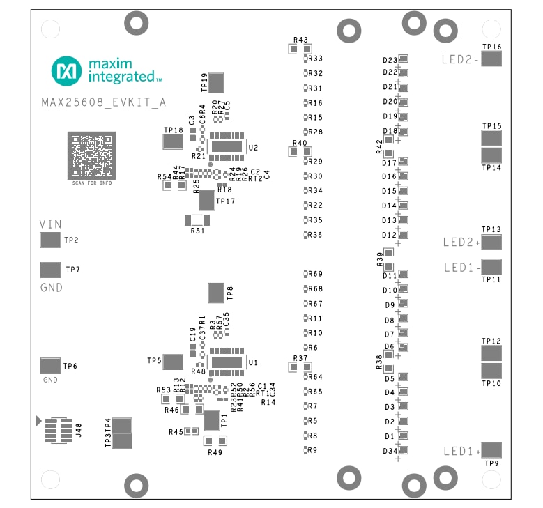应用电路图 - Analog Devices / Maxim Integrated MAX25608EVSYS评估系统